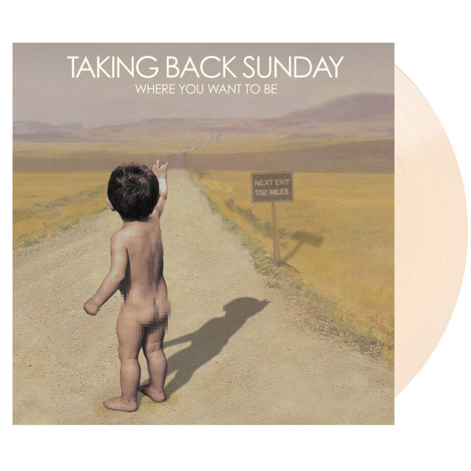 Taking back sunday where you want to be vinyl (vmp, white and tan, 1lp)