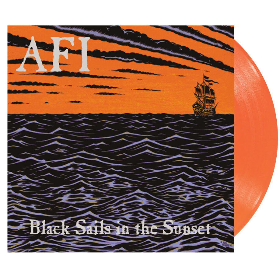 Afi black sails in the sunset (25th anniversary) vinyl, cover dent (orange)