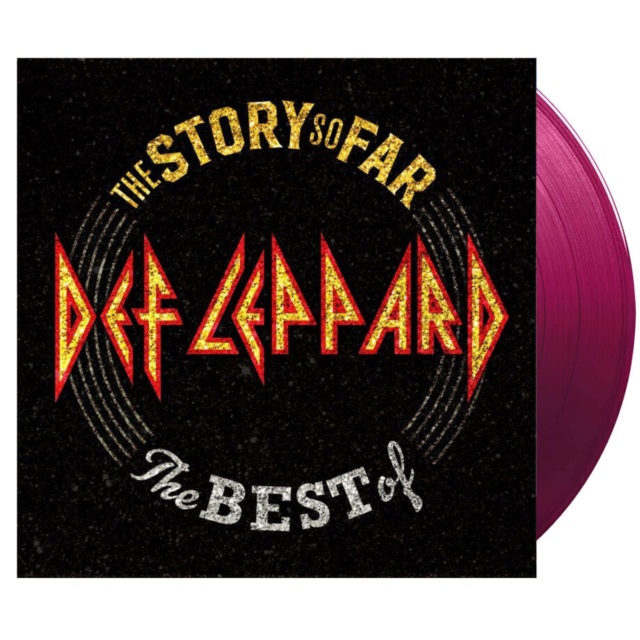 Def leppard the best of def leppard vinyl (exc, magenta, 2lp)