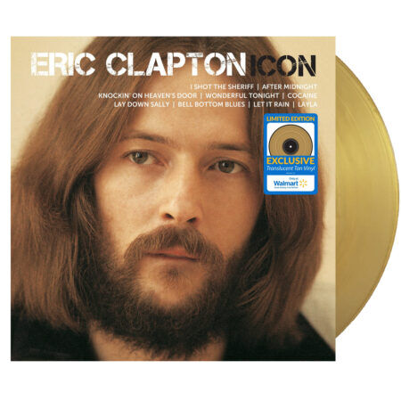 Eric clapton icon music & performance vinyl (wm, gold, 1lp)