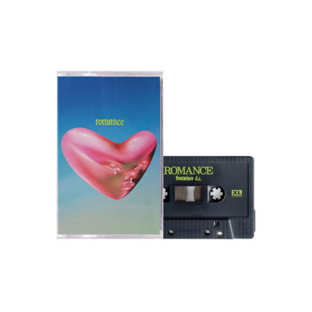 Fontaines d.c. romance cassette (black, jewel case)