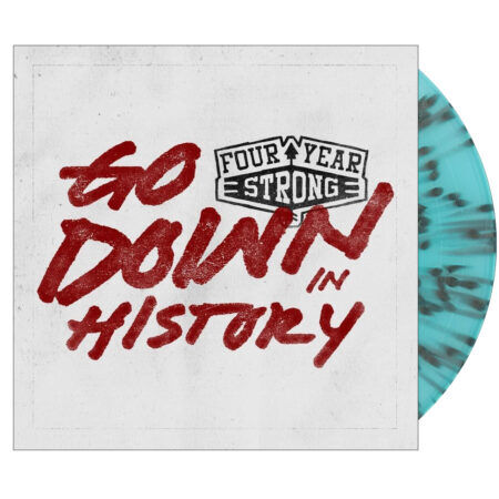 Four year strong go down in history vinyl (white blue silver splatter, 1lp)
