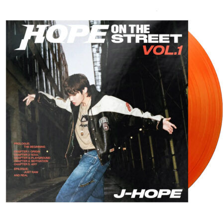 J hope, bts hope on the street vol.1 vinyl (orange, 1lp)