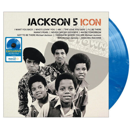 Jackson 5 icon vinyl (wm, blue, 1lp)