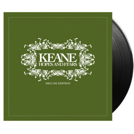 Keane hopes and fears vinyl, cover dent (black, 1lp)