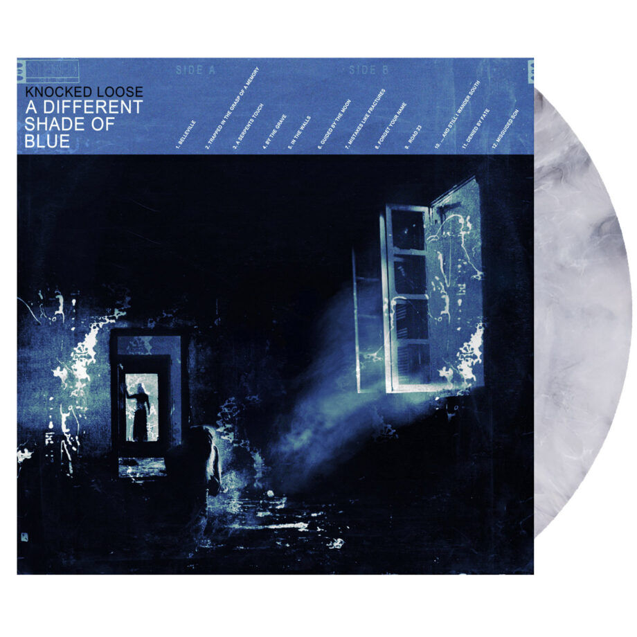 Knocked loose a different shade of blue vinyl (bleach marble, 1lp)