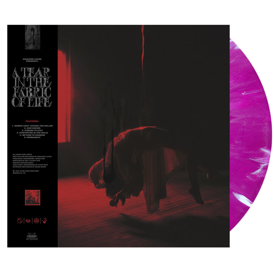 Knocked loose a tear in the fabric of life vinyl (merlot marble, 1lp)