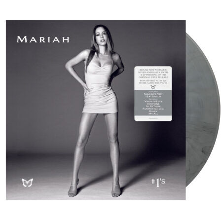 Mariah carey #1's vinyl (black silver, 2lp)