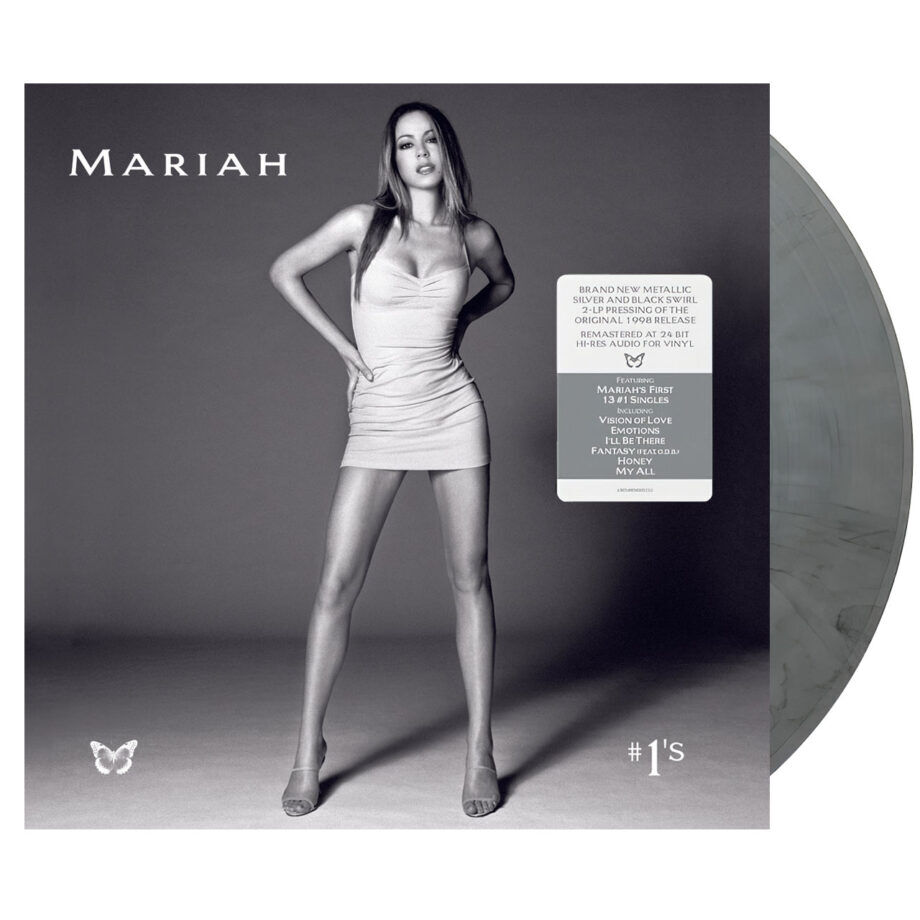 Mariah carey #1's vinyl (black silver, 2lp)