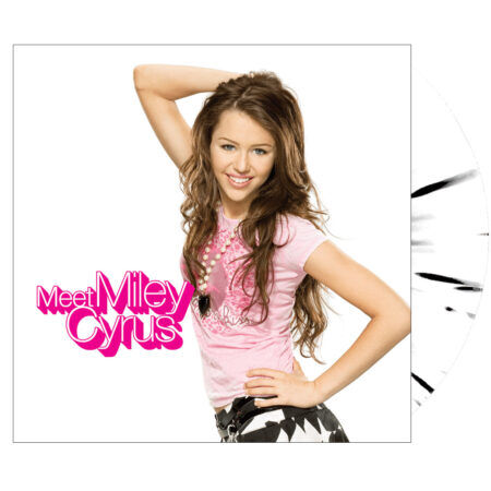 Miley cyrus meet miley cyrus vinyl (white black splatter, 1lp)
