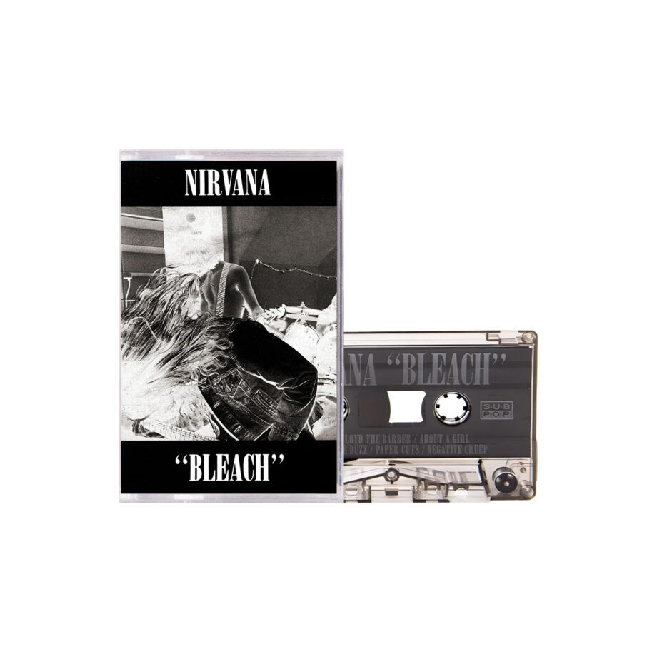 Nirvana bleach cassette (clear)