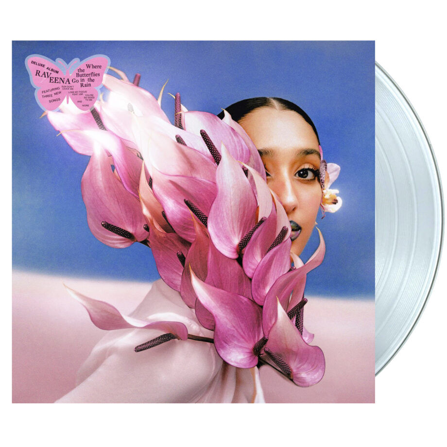 Raveena where the butterflies go in the rain vinyl (clear, 2lp)