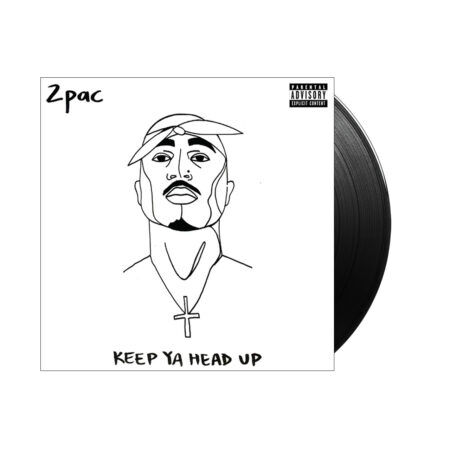 2pac keep ya head up vinyl (black, 7inch)