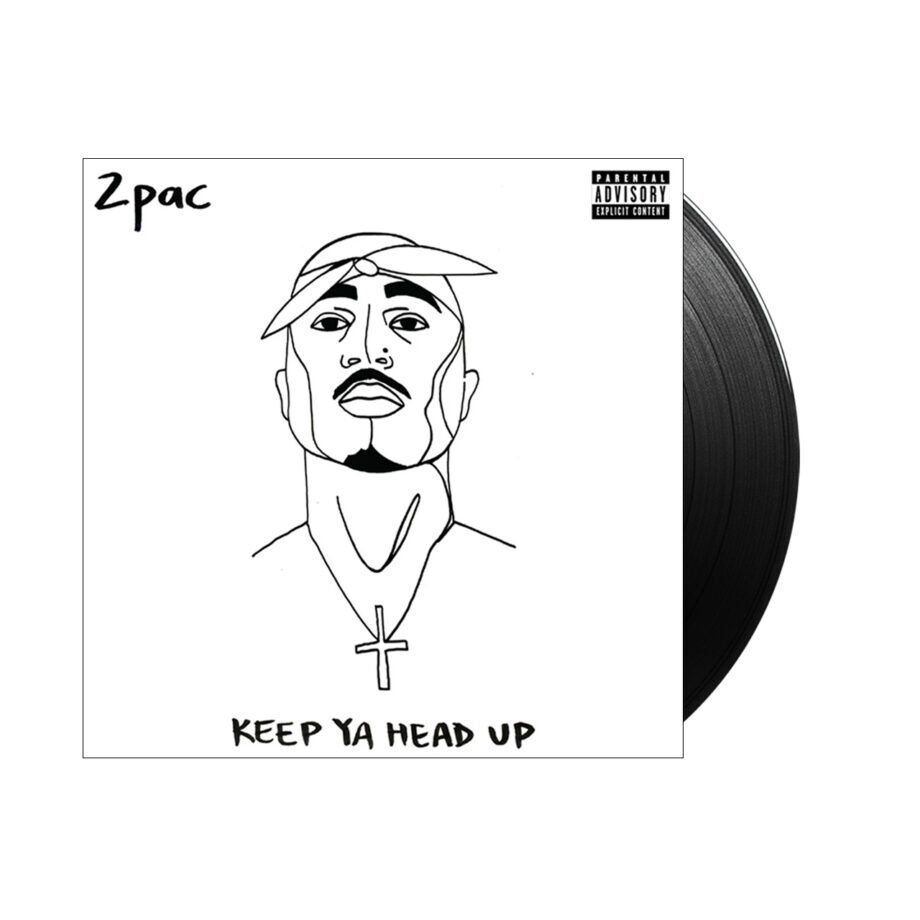2pac keep ya head up vinyl (black, 7inch)