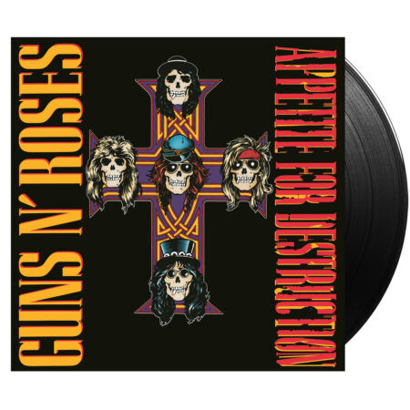 Guns and roses appetite for destruction vinyl (black, 2lp)