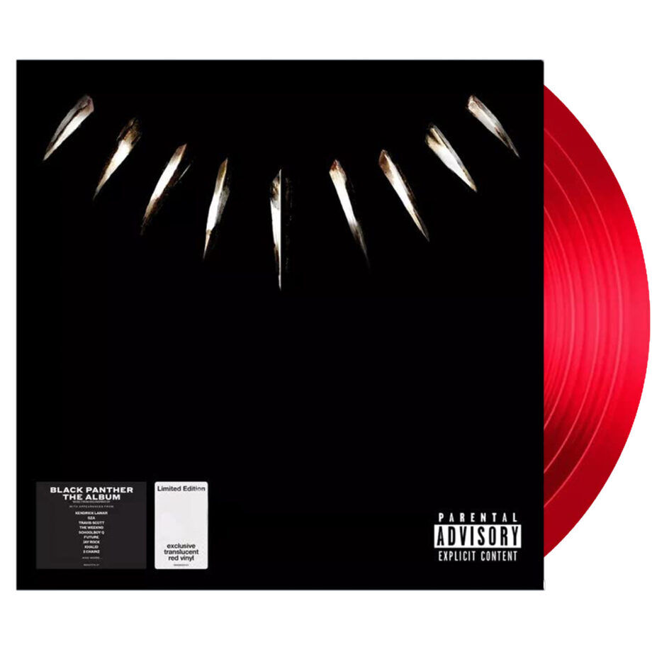 Kendrick lamar black panther soundtrack vinyl (target, red, 1lp)