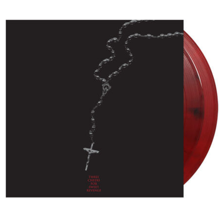 My chemical romance three cheers for sweet revenge (deluxe edition) vinyl (red black marble, 2lp)