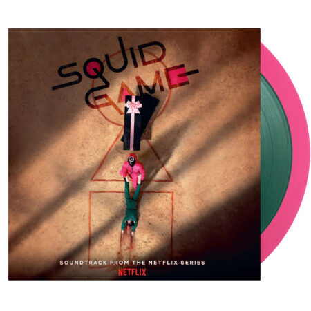 Ost squid game vinyl (green pink, 2lp)