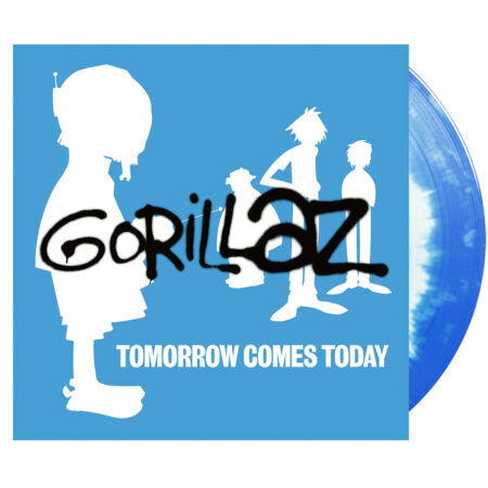 Gorillaz tomorrow comes today vinyl (white blue, 1lp)