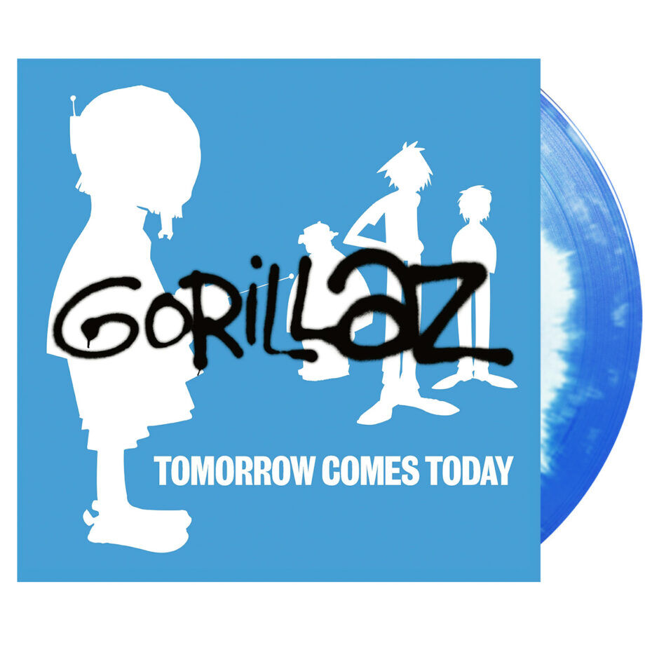 Gorillaz tomorrow comes today vinyl (white blue, 1lp)