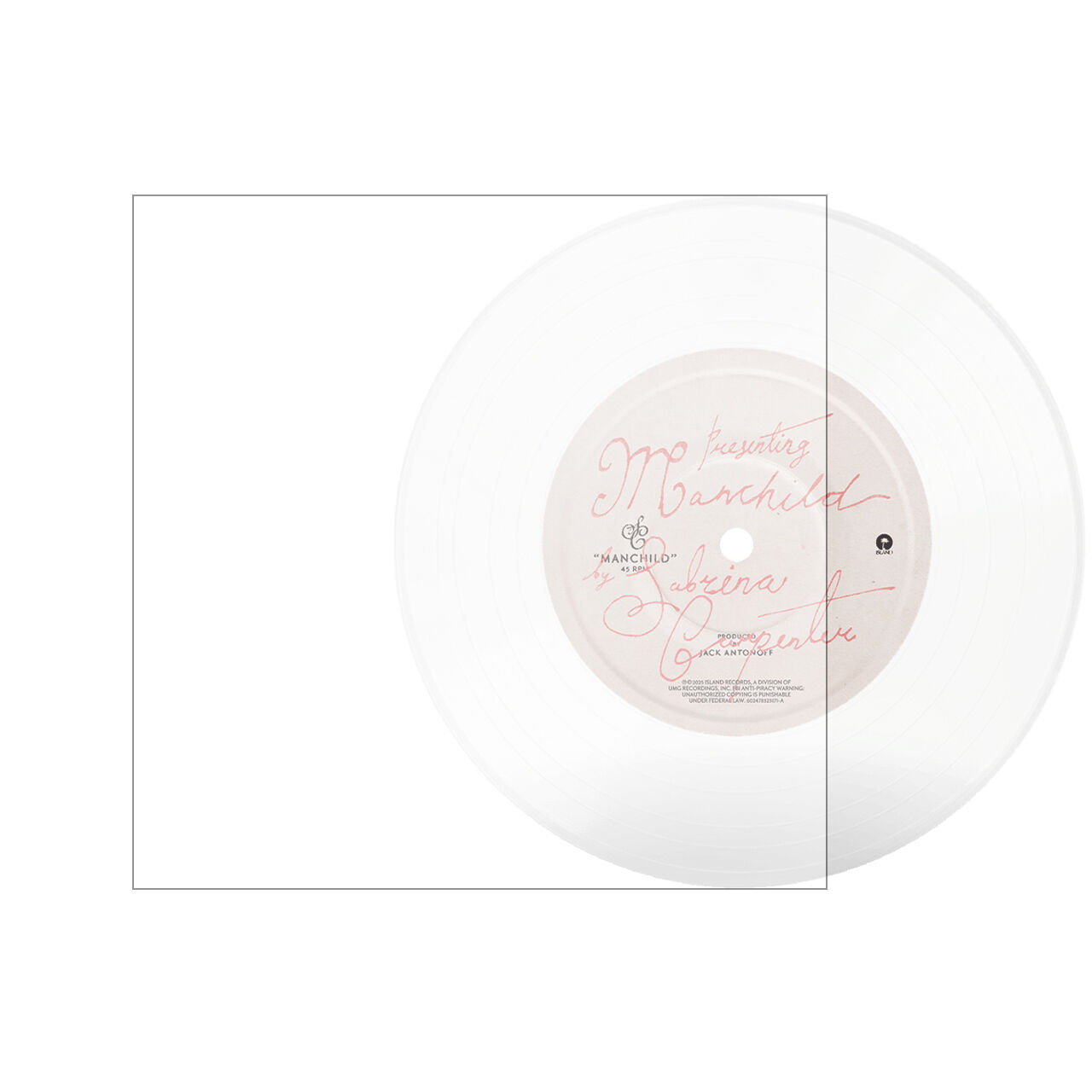 Sabrina Carpenter「Manchild」 7\"レコード SABRINA CARPENTER 45 RPM 7